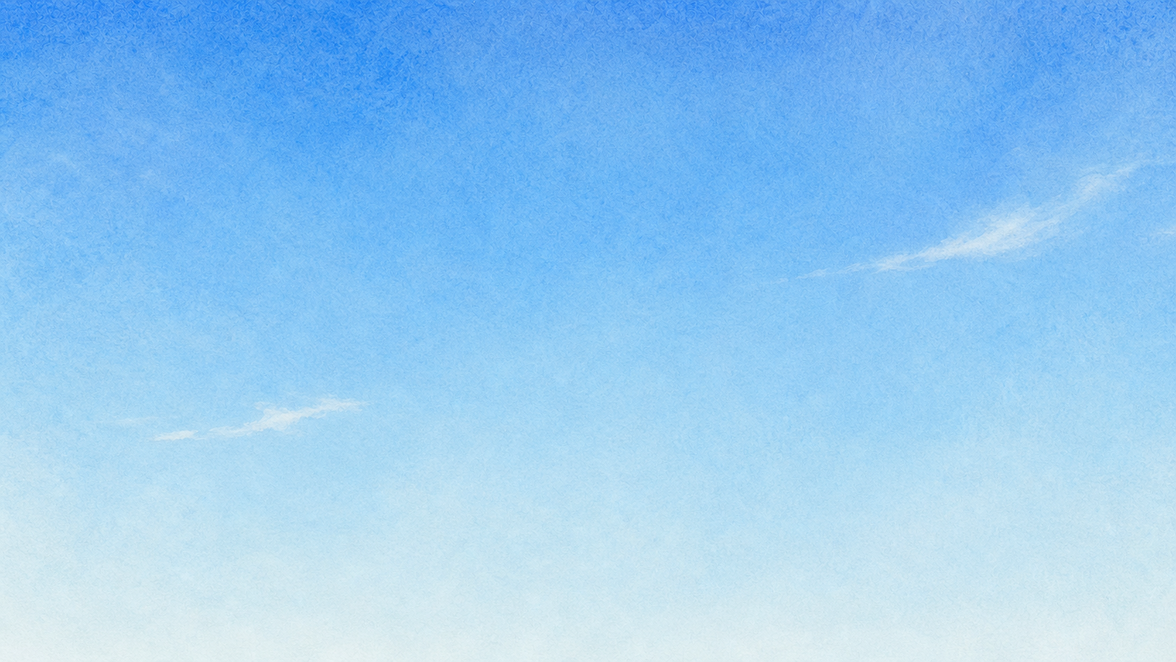 结尾:一片空旷、干净、清透的蓝天,没有猫也没有人。